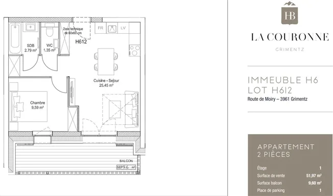 2.5 Zimmer Wohnung in Grimentz – foto 7 di 8