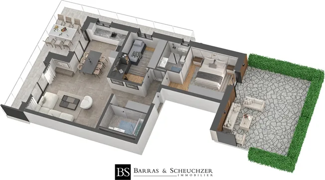 3.5 Zimmer Wohnung in Crans-Montana – foto 4 di 6