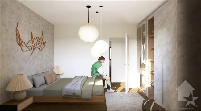 4.5 Zimmer Reihenfamilienhaus in Chalais – foto 9 di 17