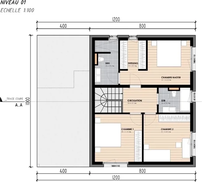 Villa 5.5 pces contemporaine neuve à Chalais – photo 10 sur 11