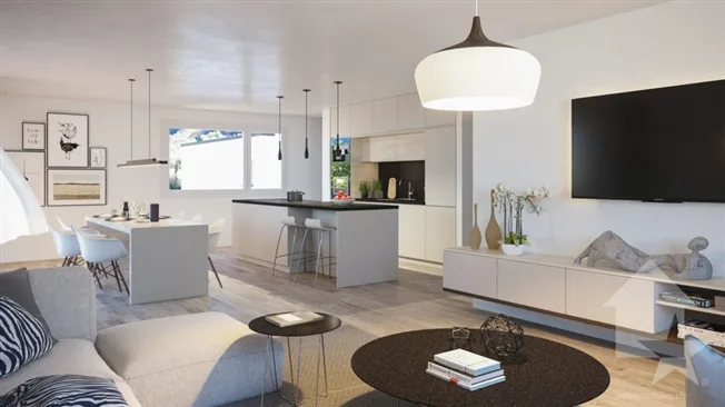 3.5 Zimmer Wohnung in Chalais – foto 5 di 10