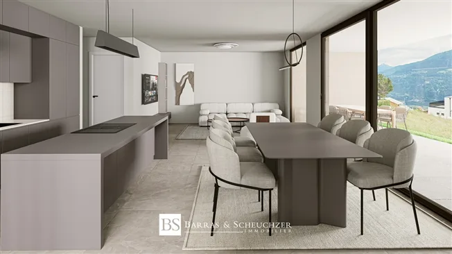 4.5 Zimmer Wohnung in Chermignon – Foto 4 von 8