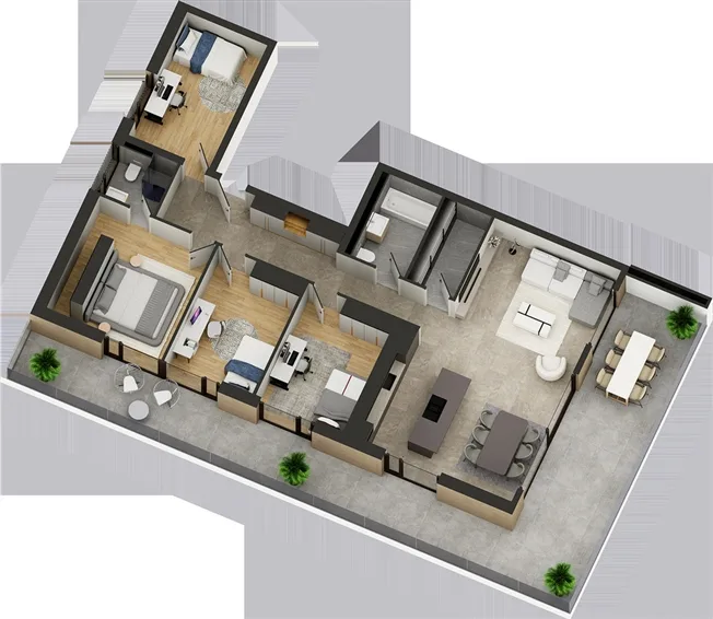5.5 Zimmer Wohnung in Chermignon – Foto 3 von 8