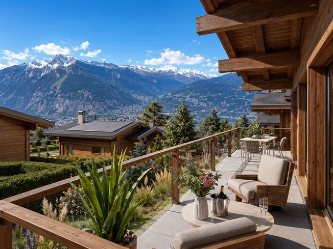 4.5 Zimmer Chalet in Randogne – Foto 2 von 8