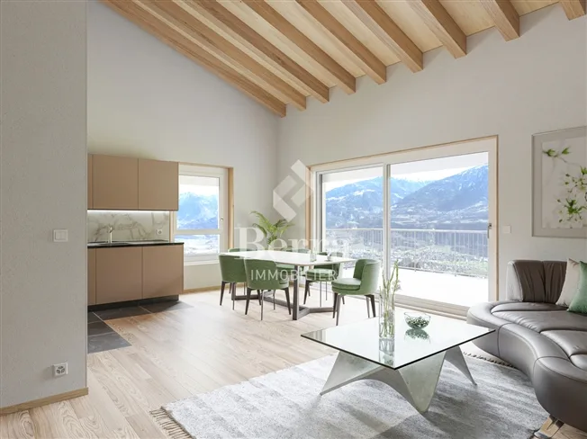 2.5 Zimmer Wohnung in Flanthey – Foto 3 von 8