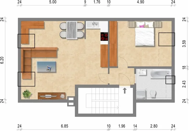 2.5 Zimmer Wohnung in Basel – Foto 8 von 9