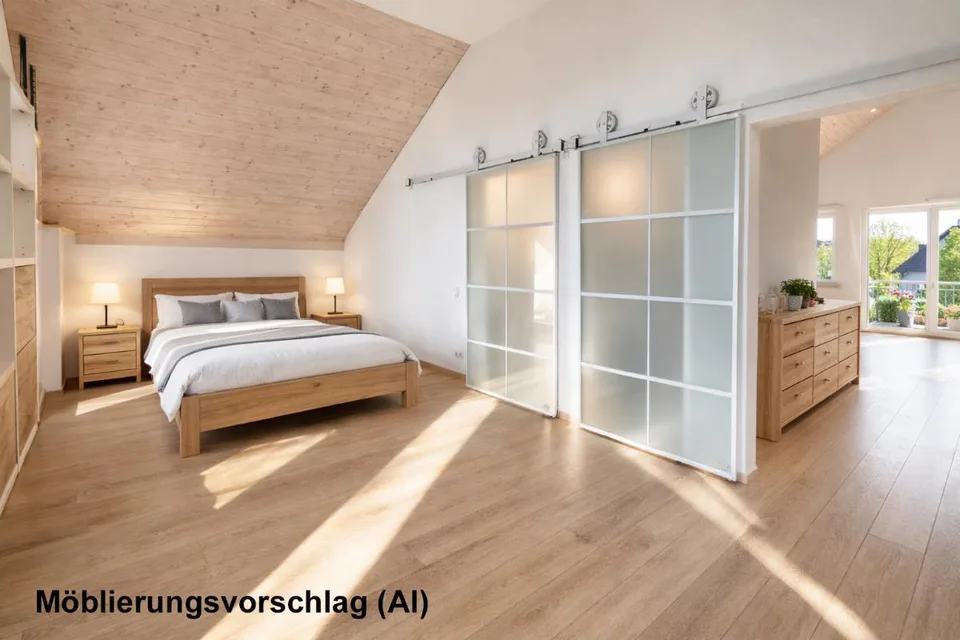 3.5 Zimmer Dachwohnung in Zwingen – photo 4 sur 5
