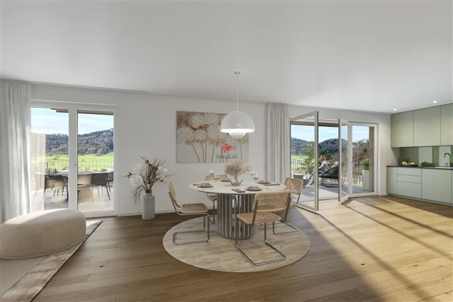 3.5 Zimmer Wohnung in Erschwil – foto 3 di 4