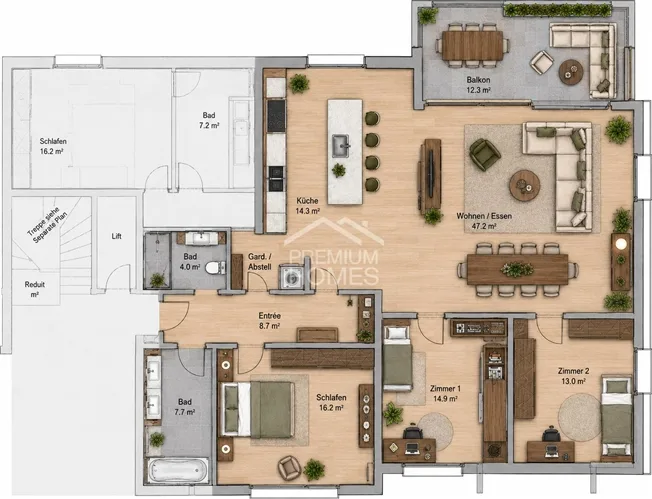 5.5 Zimmer Wohnung, 4323 Wallbach