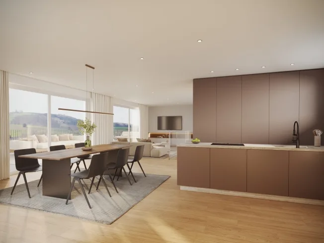 3.5 Zimmer Attikawohnung in Frick – Foto 4 von 5