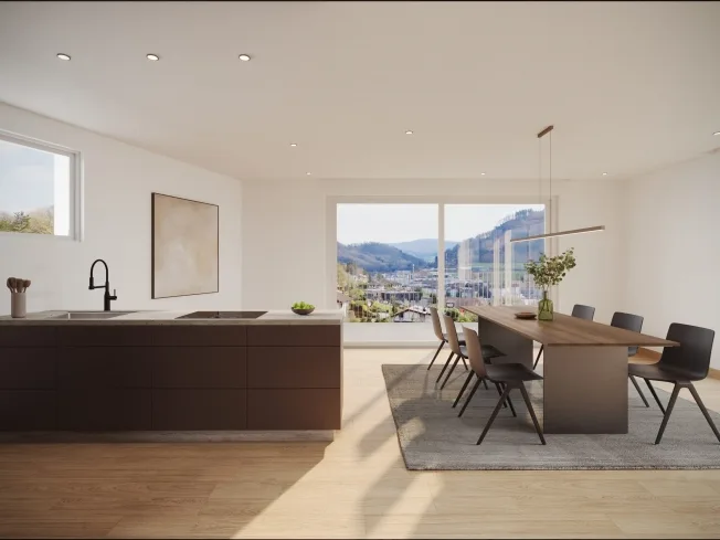 3.5 Zimmer Attikawohnung in Frick – Foto 5 von 5