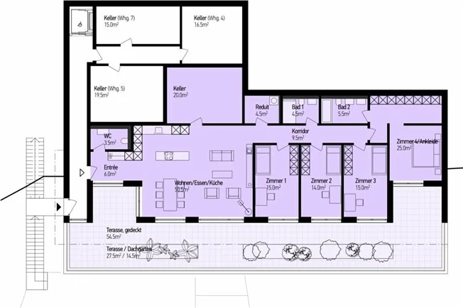 5.5 Zimmer Wohnung in Döttingen – Foto 8 von 10