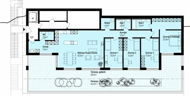 5.5 Zimmer Wohnung in Döttingen – Foto 8 von 11