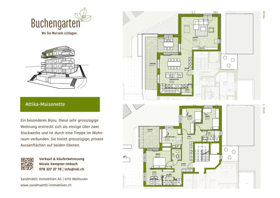 5.5 Zimmer Attikawohnung in Wolhusen – photo 9 sur 10