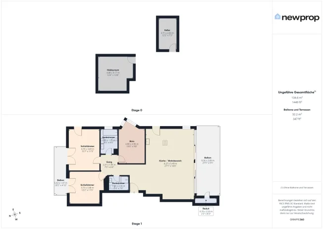 4.5 Zimmer Etagenwohnung in Cham – Foto 14 von 15