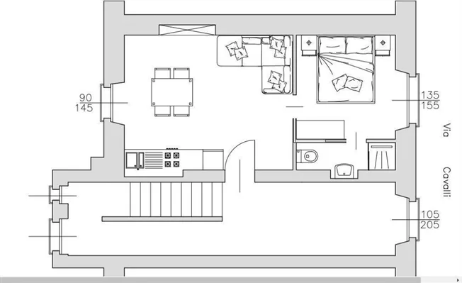 2.5 Zimmer Wohnung in Camedo – Foto 5 von 7