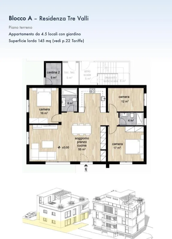 4.5 Zimmer Wohnung in Biasca – foto 4 di 4