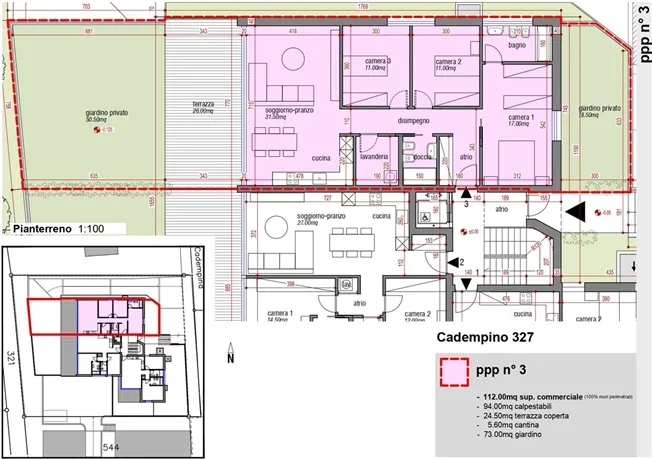5 Zimmer Wohnung in Lamone-Cadempino – foto 19 di 20