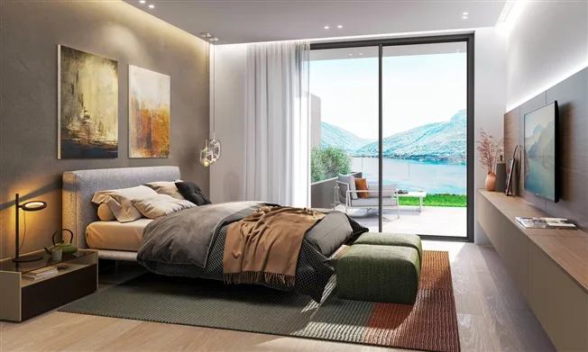 5.5 Zimmer Attikawohnung in Bissone – foto 14 di 17
