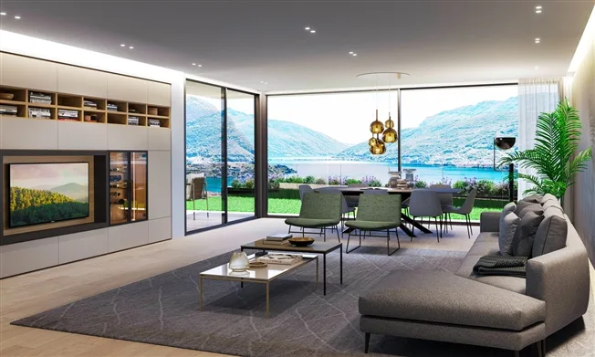 5.5 Zimmer Attikawohnung in Bissone – foto 8 di 17