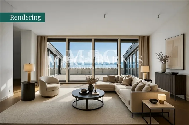 4.5 Zimmer Attikawohnung in Lugano – photo 3 sur 7
