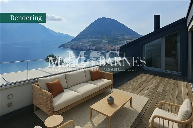 4.5 Zimmer Attikawohnung in Lugano – photo 6 sur 7