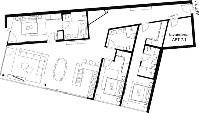 4.5 Zimmer Attikawohnung in Lugano – Foto 15 von 15