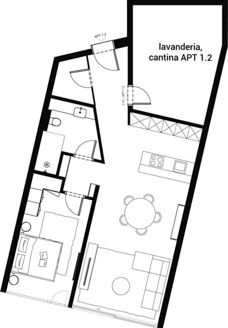3.5 Zimmer Wohnung in Lugano – Foto 10 von 12