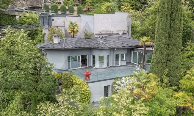 Design villa with breathtaking lake view, SPA and indoor pool - Vico Morcote – photo 16 of 16
