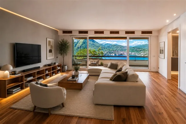3.5 Zimmer Attikawohnung in Ruvigliana – Foto 9 von 16