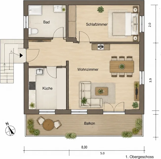 5 Zimmer Einfamilienhaus in Castelrotto – Foto 13 von 13