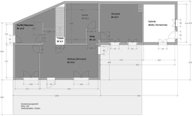 3.5 Zimmer Wohnung in Disentis-Mustér – Foto 8 von 8