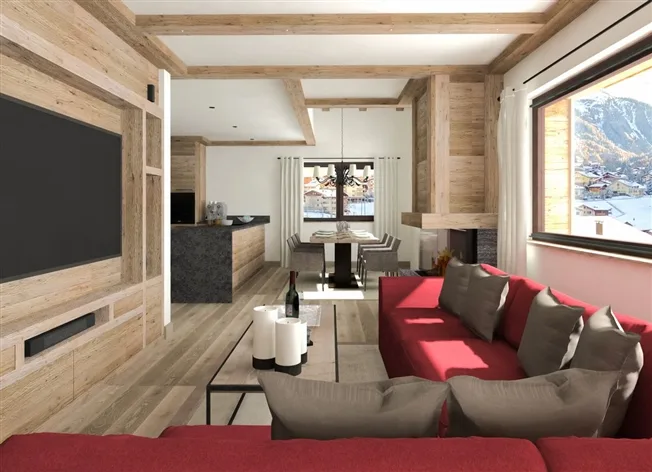 5.5 Zimmer Attikawohnung in Klosters – foto 6 di 13