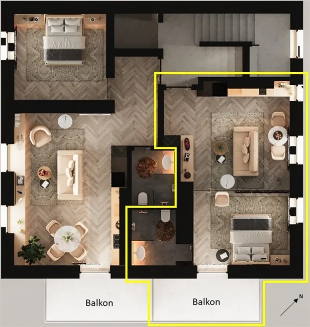 2 Zimmer Wohnung in Zürich – photo 11 of 11
