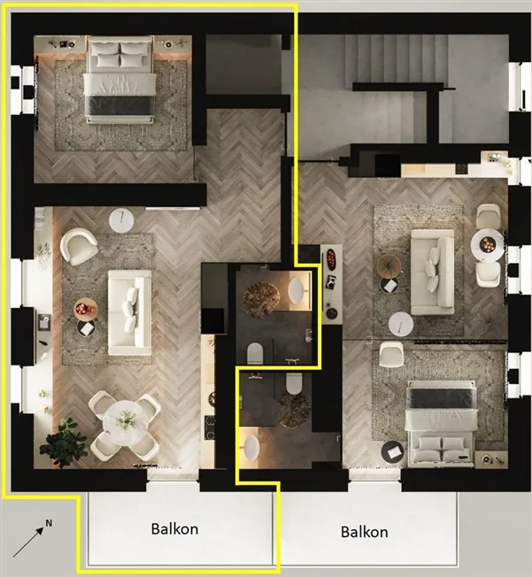 2.5 Zimmer Wohnung in Zürich – Foto 10 von 10