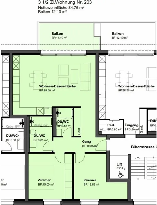 3.5 Zimmer Wohnung in Thayngen – foto 8 di 8