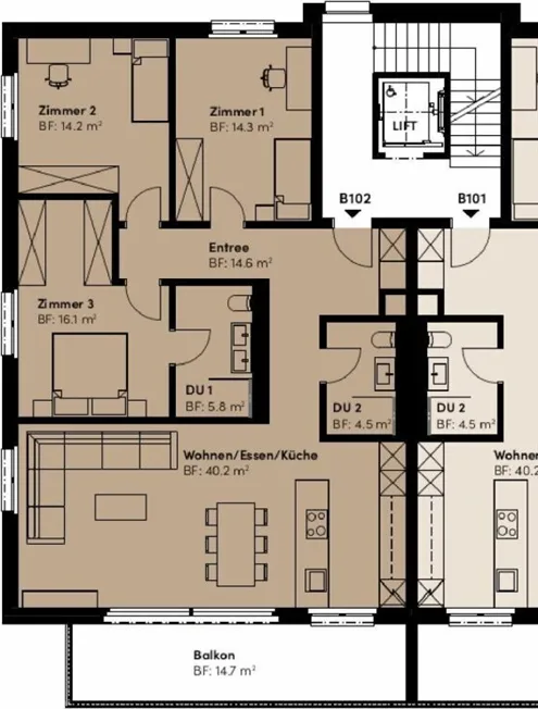4.5 Zimmer Wohnung, 8309 Nürensdorf