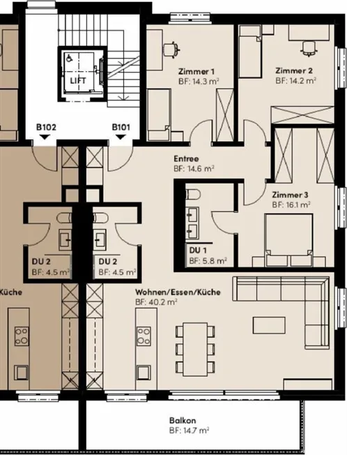 4.5 Zimmer Wohnung, 8309 Nürensdorf