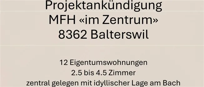 Einfamilienhaus, 8362 Balterswil