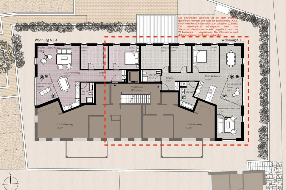 6 Zimmer Wohnung in Turbenthal – Foto 4 von 5