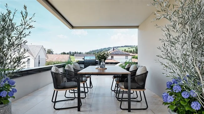 3.5 Zimmer Wohnung in St. Gallenkappel – foto 14 di 15