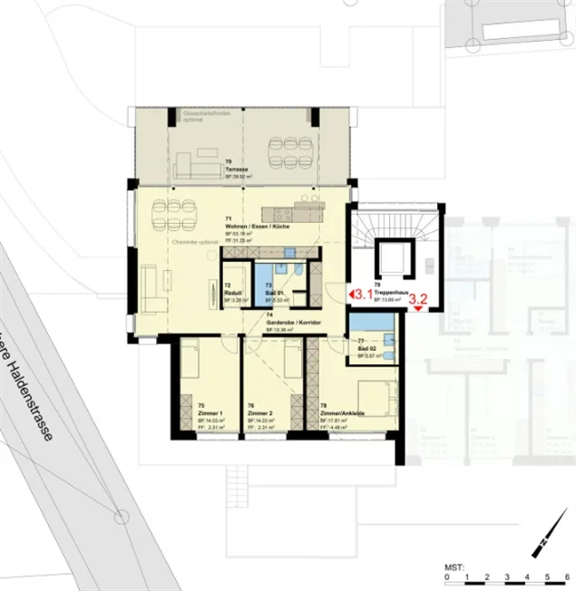 4.5 Zimmer Wohnung in Untereggen – photo 9 of 10
