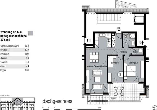 3.5 Zimmer Wohnung in Wängi – Foto 3 von 4