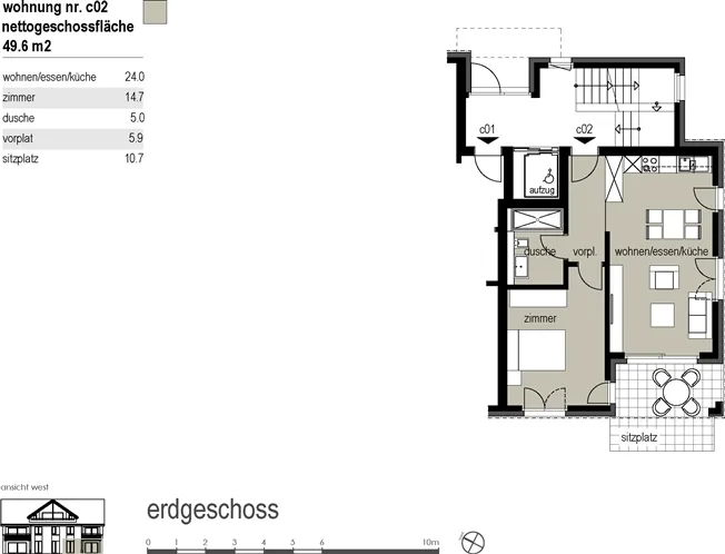 2.5 Zimmer Wohnung in Wängi – Foto 3 von 5