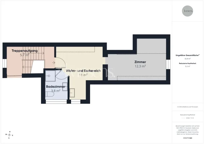1.5 Zimmer Dachwohnung, 8585 Langrickenbach