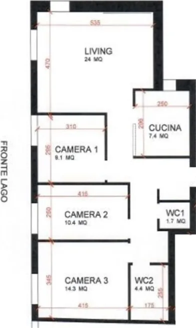 4.5 Zimmer Wohnung in Capolago – foto 9 di 9