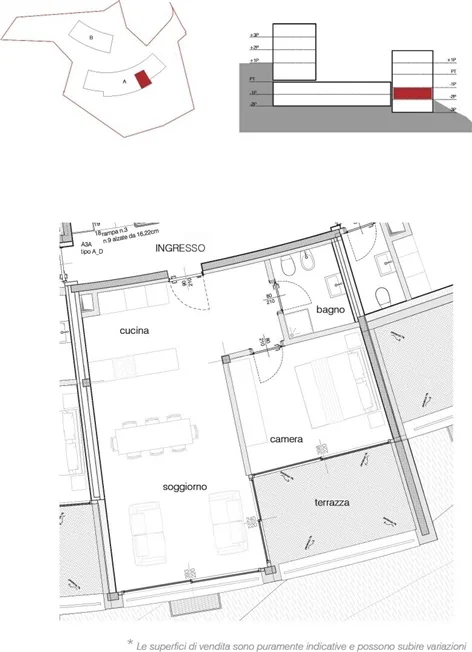2.5 Zimmer Wohnung in Pedrinate – photo 6 sur 6