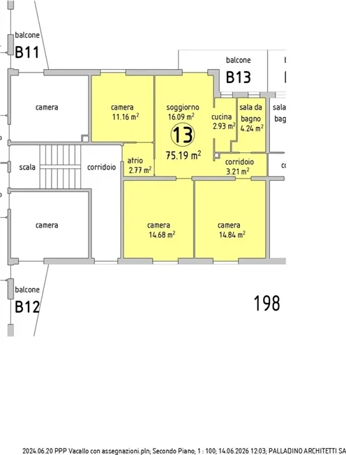 4 Zimmer Wohnung, 6833 Vacallo