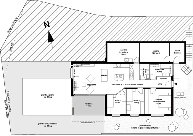 4.5 Zimmer Wohnung in Sala Capriasca – foto 11 di 11