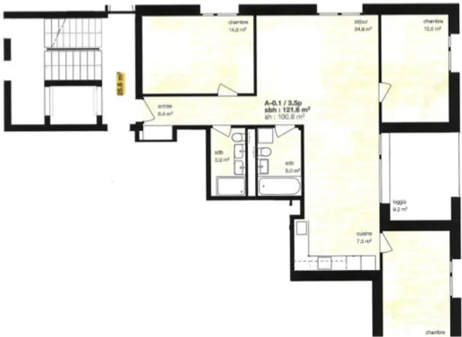 4.5 Zimmer Wohnung, 3963 Montana
